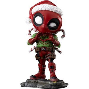 Marvel Comics - MiniCo - Holidays Version Deadpool Figure  COLLECTIBLES